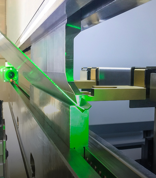 Metal stamping press forming sheet metal components in production